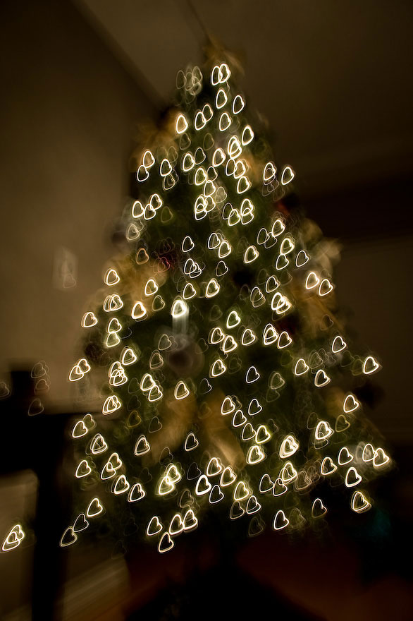 586x880 Christmas Tree - Christmas Lights Painting