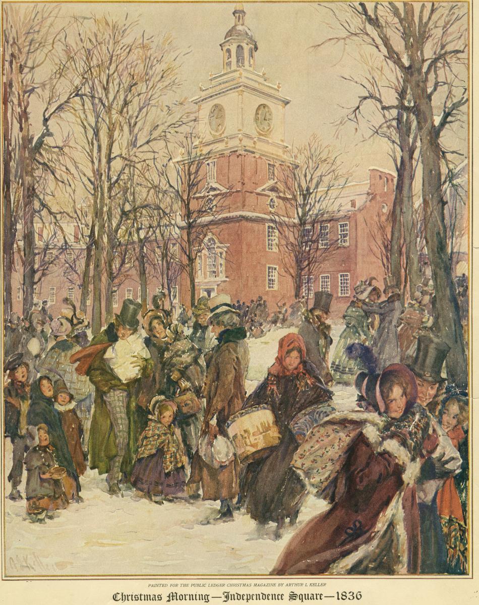 950x1200 Christmas Images - Christmas Morning Painting