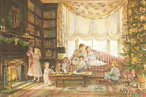 509x341 Art Country Canada Trisha Romance Christmas Morning Limited - Christmas Morning Painting