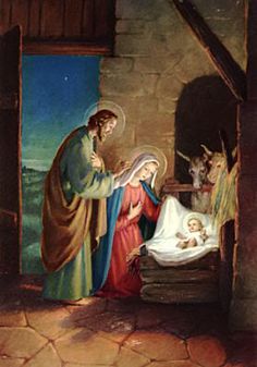 236x337 Nativity Painting - Christmas Nativity Painting