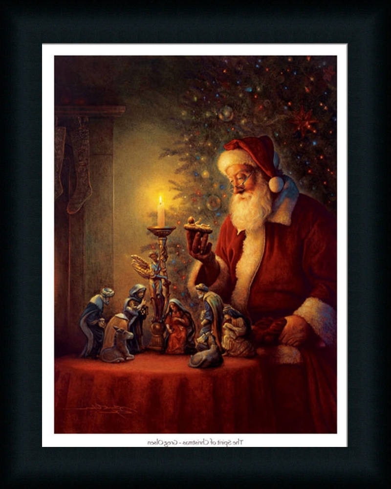 800x1000 Displaying Gallery Of Christmas Framed Art Prints (View 6 Of 15 - Christmas Nativity Scene Painting