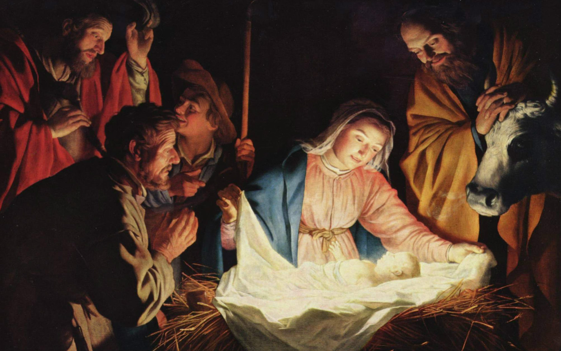 Christmas Nativity Scene Painting At Paintingvalley Com Explore