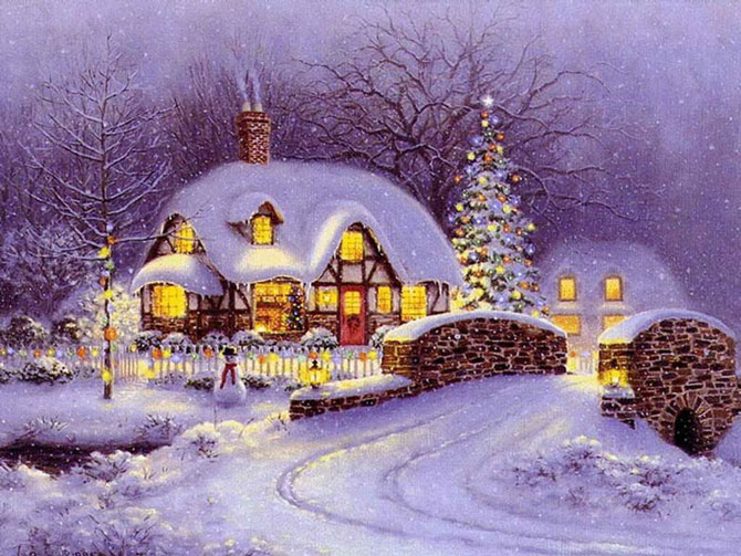 670x503 Creating Festivity Art Limoges For You - Christmas Painting
