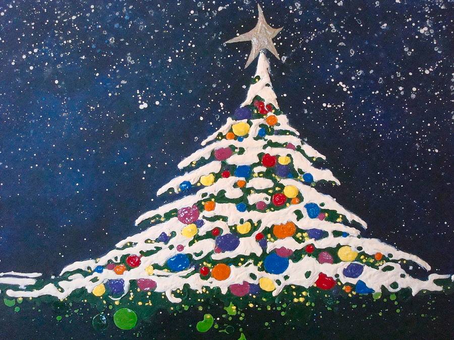 900x675 Kids Variety Arts Christmas Painting Classliberty County, Georgia - Christmas Painting For Children