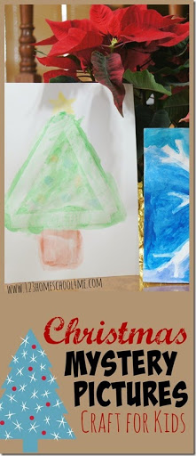 221x512 Painting Christmas Mystery Pictures - Christmas Painting For Kids