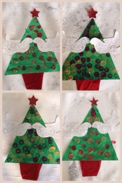 428x640 Kindergarten Art Lessons Laselvabeachart - Christmas Painting For Kindergarten