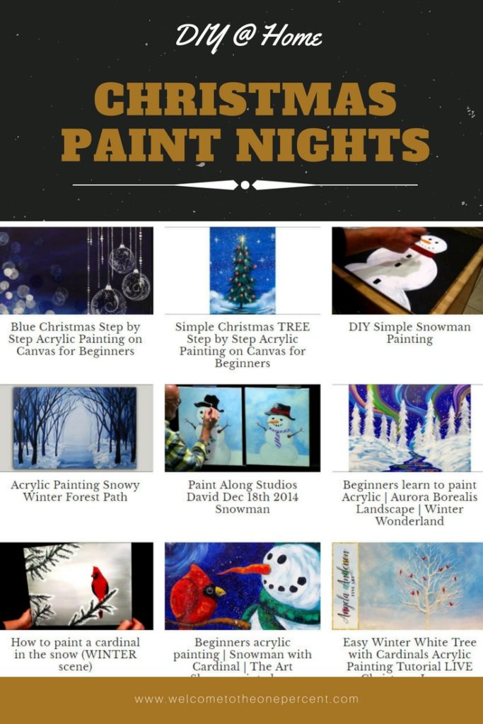 683x1024 Diy Christmas Paint Nite For Beginners - Christmas Painting Games
