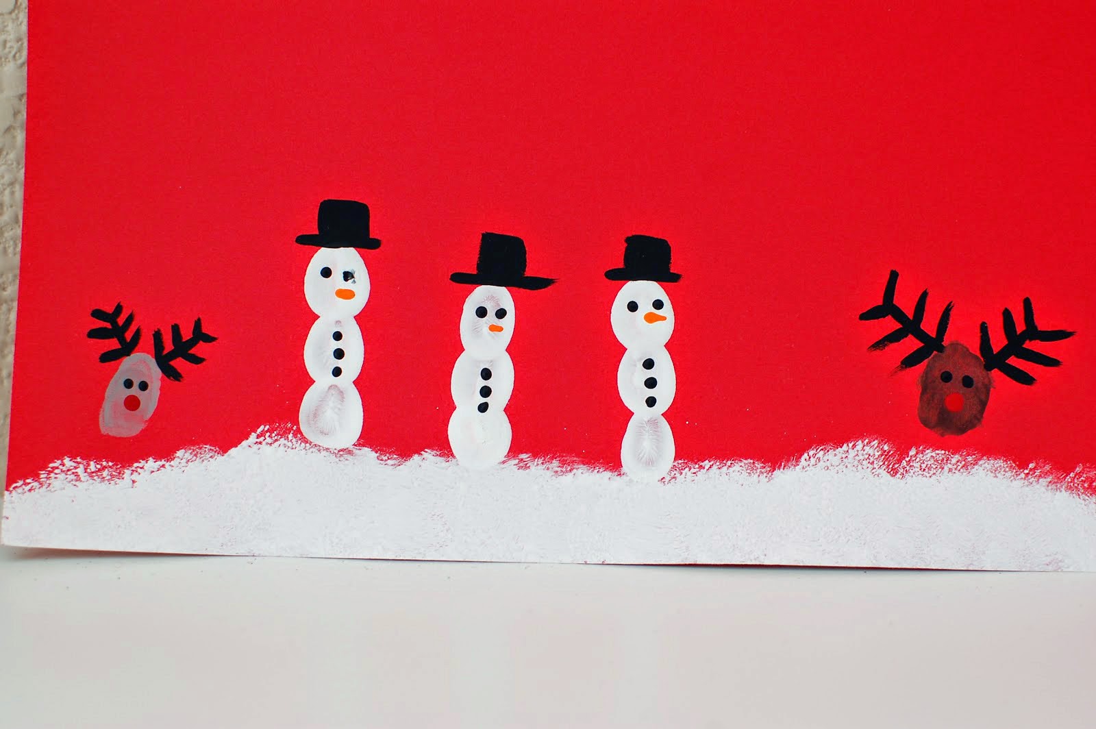 1600x1064 Once Tree Dry Finger Print Lights - Christmas Painting Games