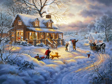 Christmas Painting Games at PaintingValley.com | Explore collection of ...