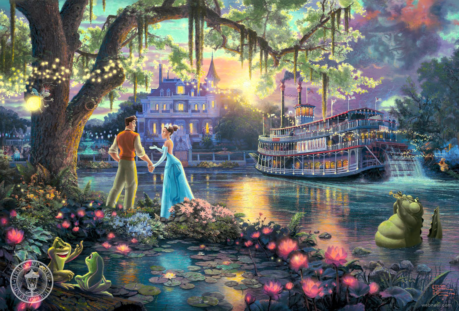 1577x1071 Christmas Painting By Thomas Kinkade 5 - Christmas Painting Games