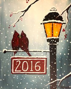236x295 Pin By Christie Marie On Painting ~ Winter Paintings - Christmas Painting On Canvas