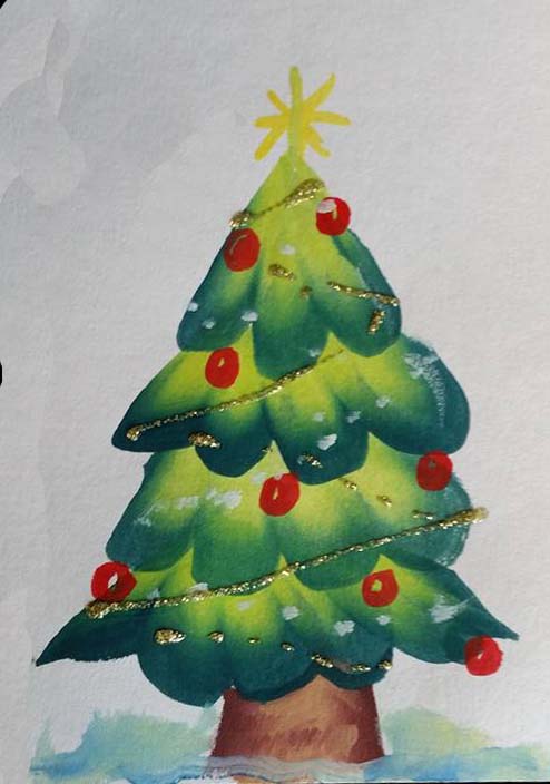 494x704 Fast Christmas Face Painting Designs Face Paint Shop Online - Christmas Painting Online