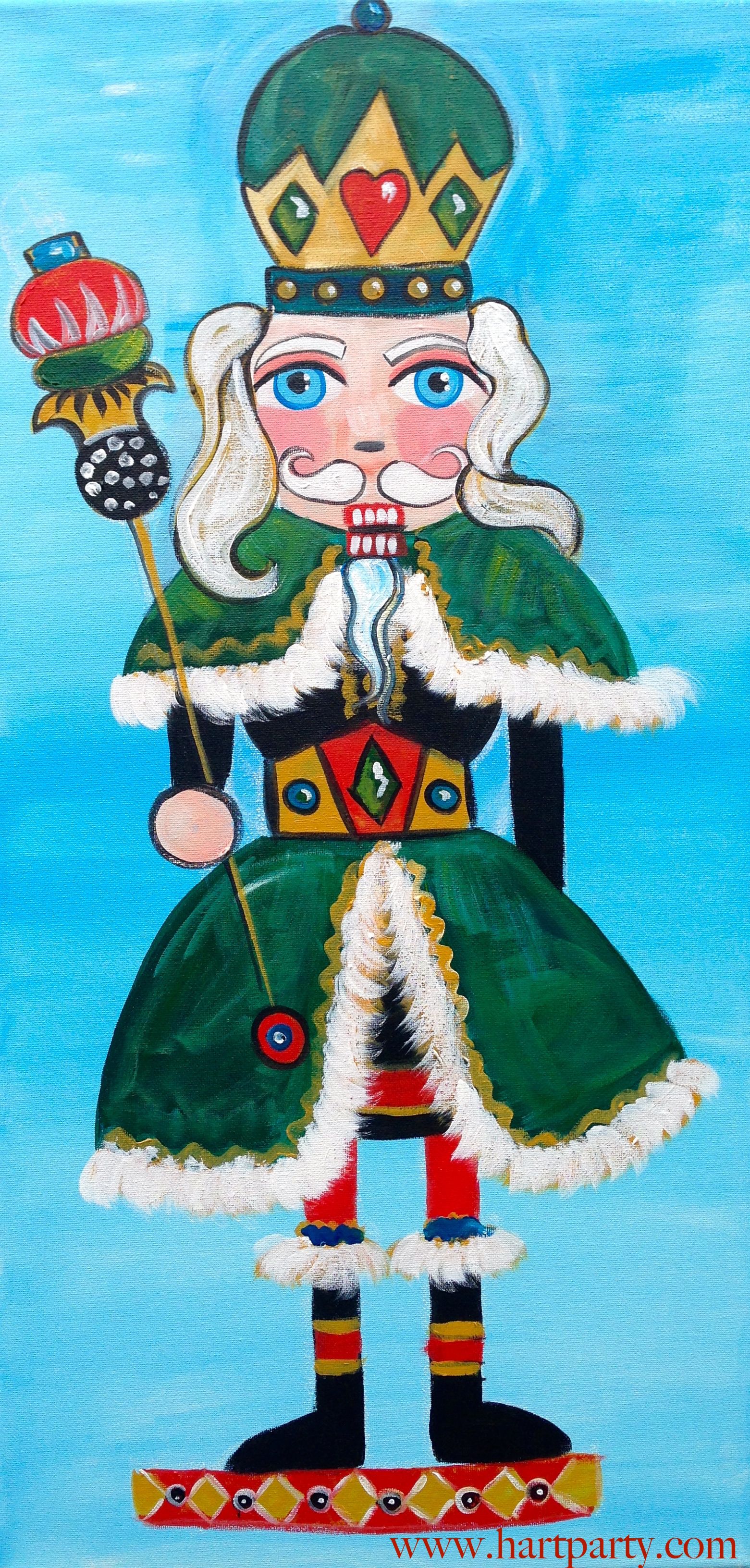 1561x3264 Nutcracker Full Painting Online Tutorial Youtube With The Art - Christmas Painting Online