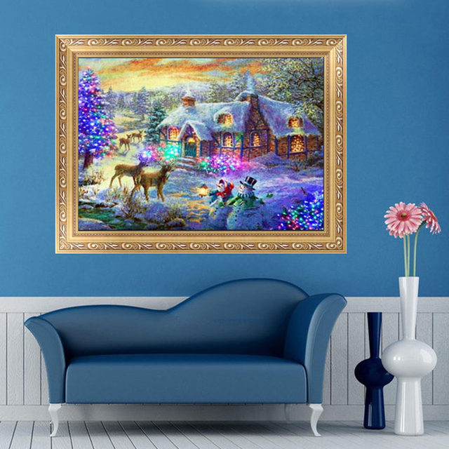 640x640 Online Shop Home Decor Diy Diamond Painting Cross Stitch Christmas - Christmas Painting Online