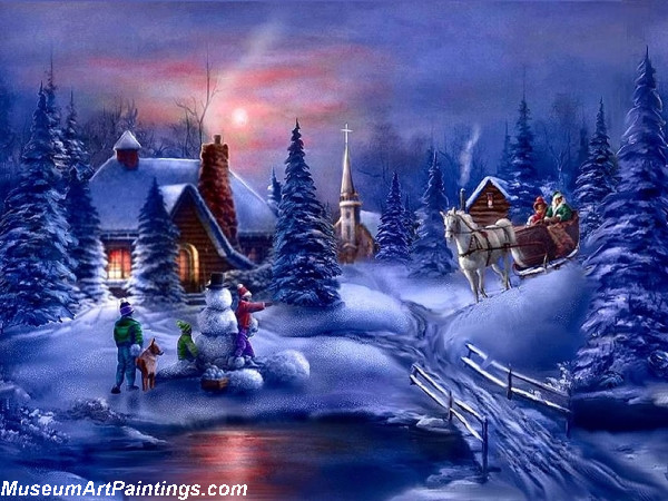 600x450 Christmas Painting Winter Fun - Christmas Painting Pictures