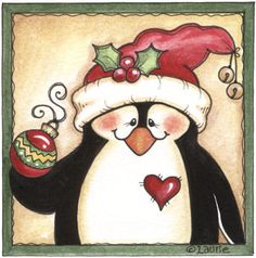 236x238 207 Best Christmas~penguins Images On Christmas Ideas - Christmas Penguin Painting