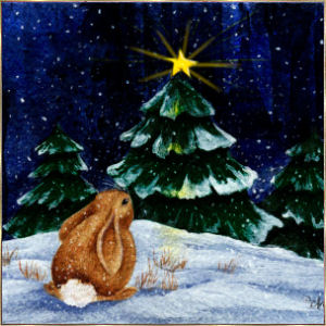 300x300 Original Graphics - Christmas Star Painting