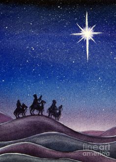 236x330 Vintage Three Kings Artwork About Jesus Christmas - Christmas Star Painting