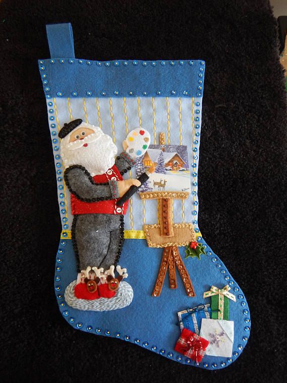 Christmas Stocking Painting At PaintingValley Com Explore Collection   Christmas Stocking Painting 25 