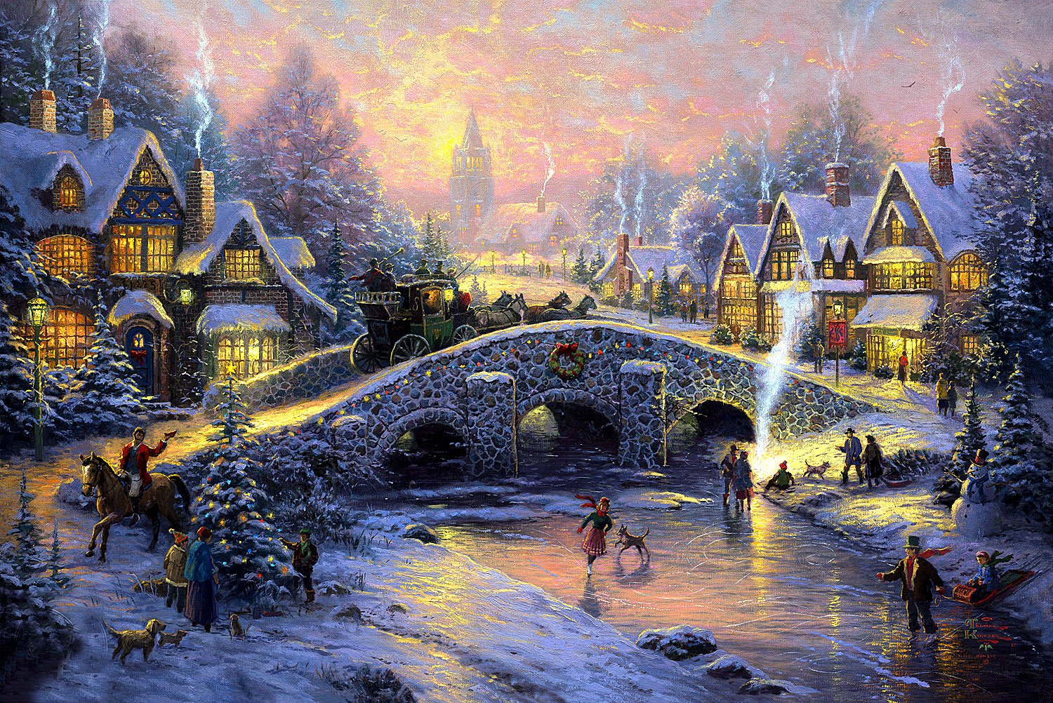 1500x1002 Welcome To Home Of Jake's Rolex World Magazine - Christmas Themed Painting