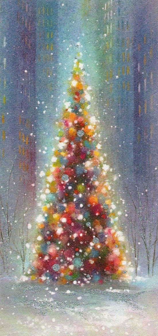 Christmas Tree Painting at PaintingValley.com  Explore collection of Christmas Tree Painting