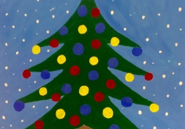 264x184 Kids Painting Classes Amp Parties - Christmas Tree Painting For Kids