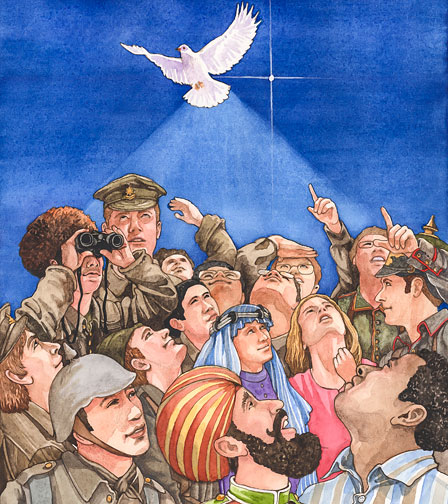 448x504 Picture Books Amp Early Readers ~ Christmas Truce (World War I - Christmas Truce Painting