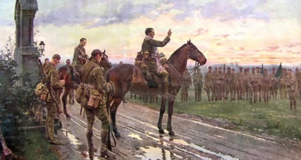 620x330 1914 Christmas Truce All Quiet On The Western Front As Guns Were - Christmas Truce Painting
