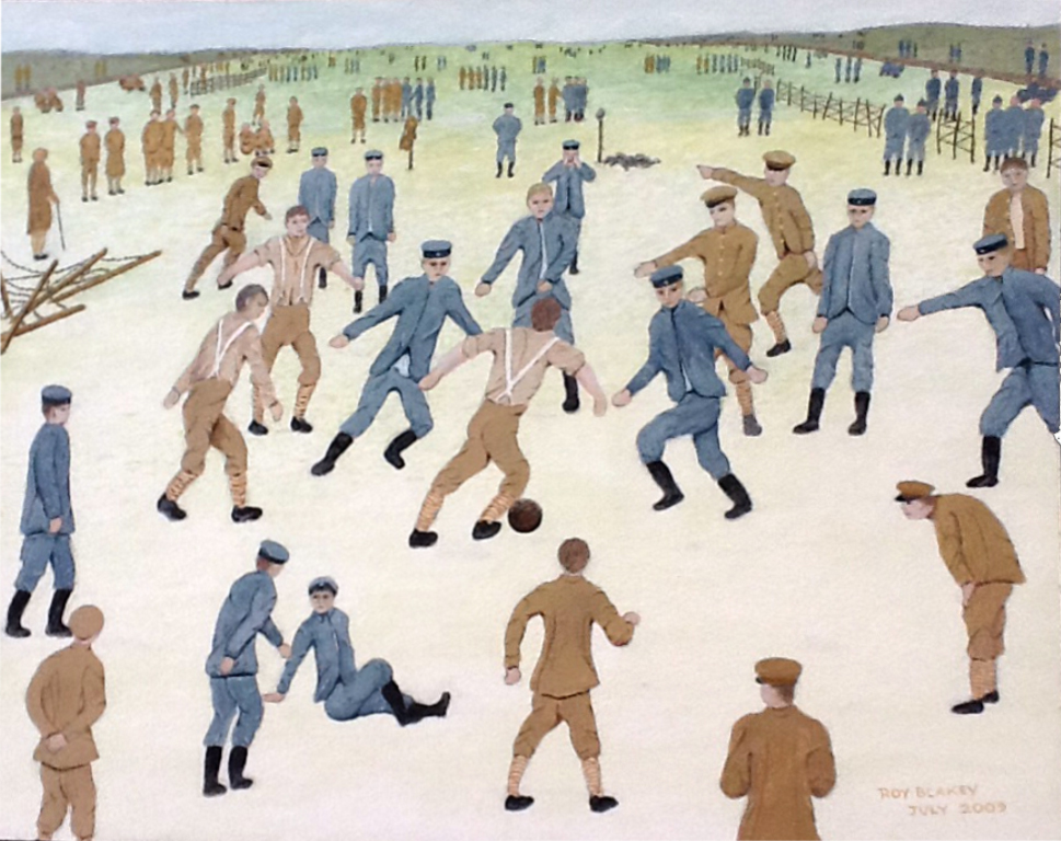 969x768 Ww1 Christmas Truce - Christmas Truce Painting
