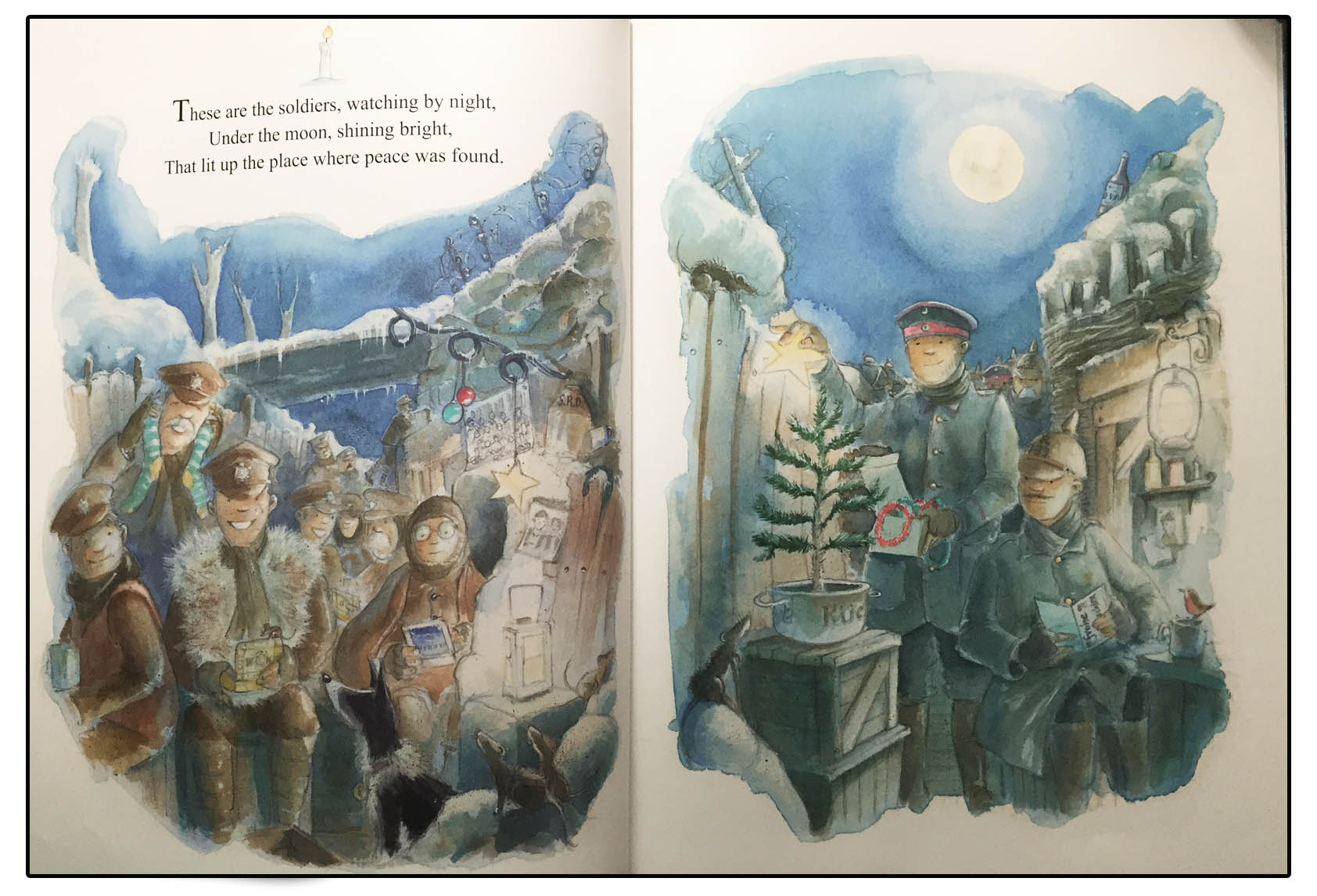 1684x1146 A Christmas Truce, The Night Before And A Bit Of A Sleigh Ride - Christmas Truce Painting