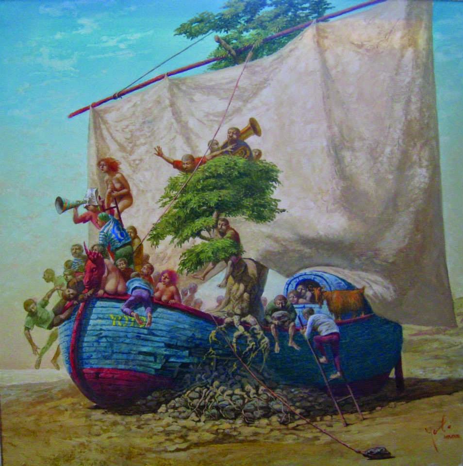 954x960 Artodyssey Hristo Yotov - Christo Painting