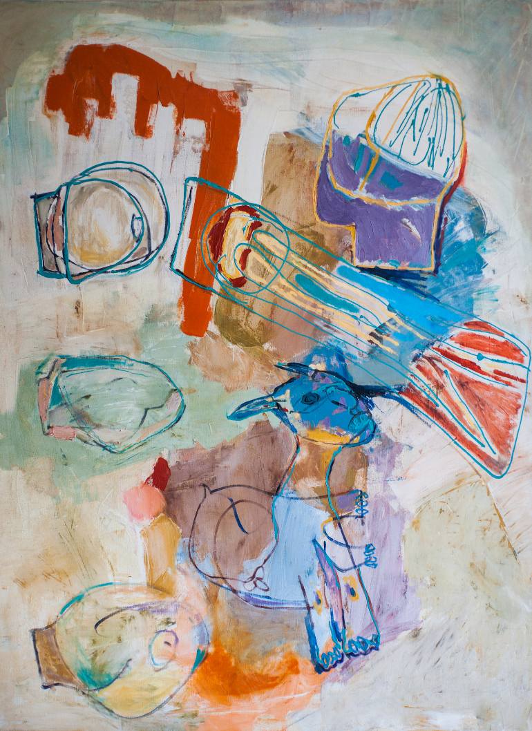 770x1058 Saatchi Art Ohne Titel Painting By Christo Stojanov - Christo Painting