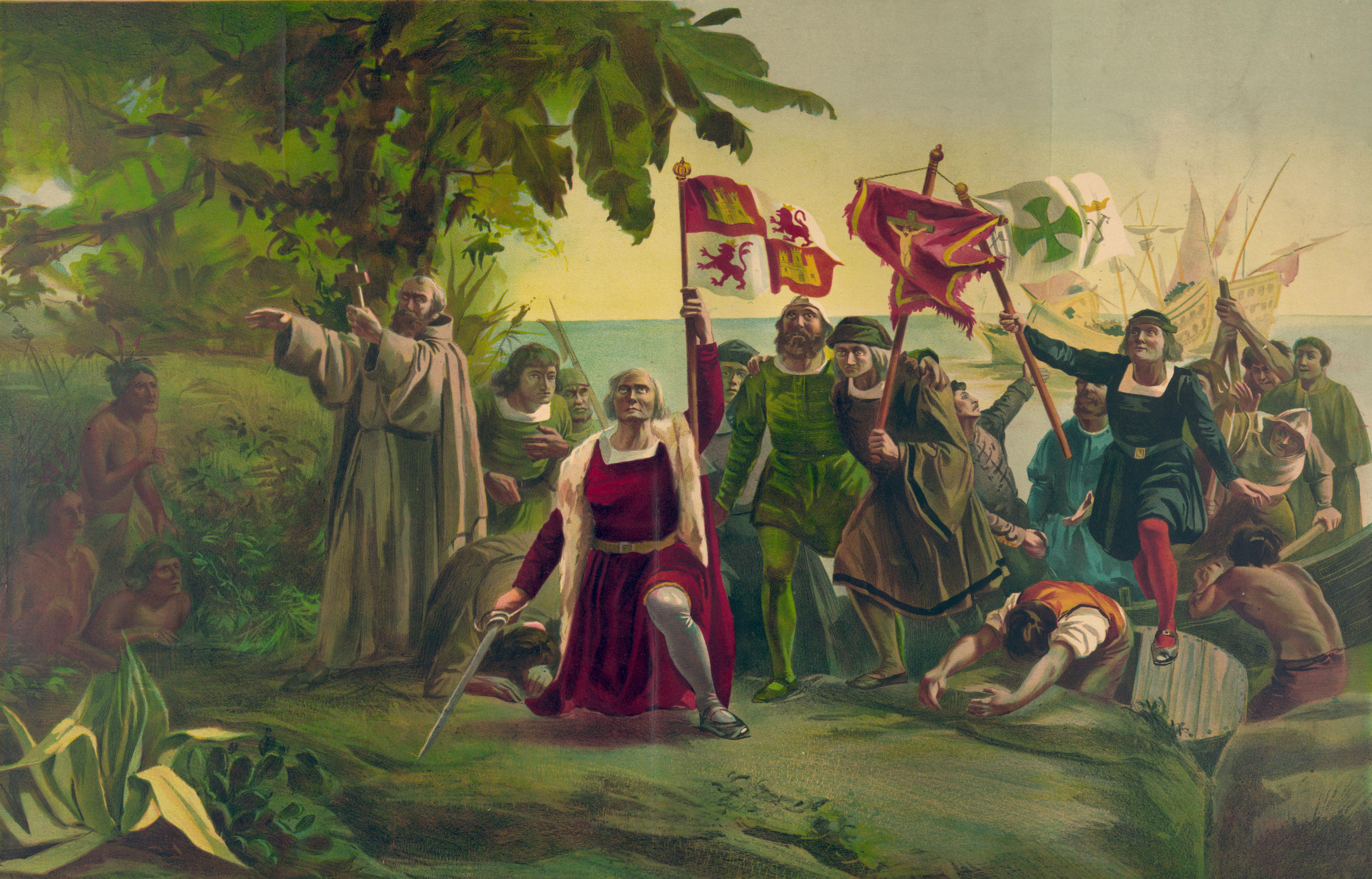 8208x5261 Filechristopher Columbus3.jpg - Christopher Columbus Painting