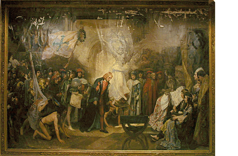 760x500 Paintings - Christopher Columbus Painting