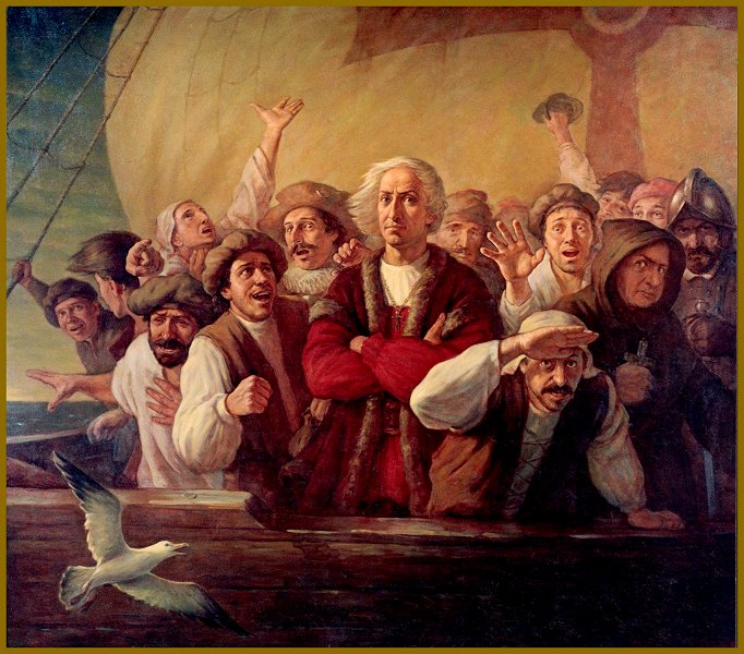 682x600 Christopher Columbus Painting For Gold, God And Glory, By Igor - Christopher Columbus Painting