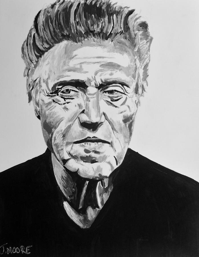 698x900 Christopher Walken Painting By Jeremy Moore - Christopher Walken Painting