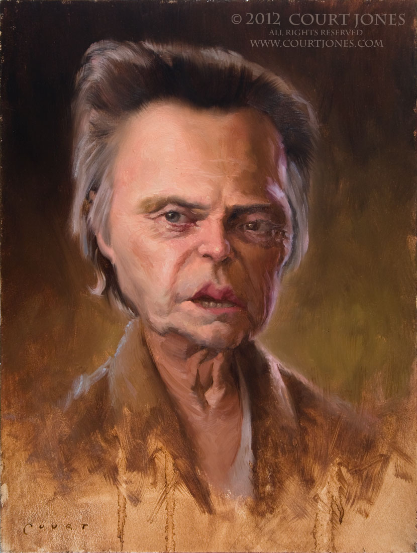 830x1100 Court Jones Blog - Christopher Walken Painting