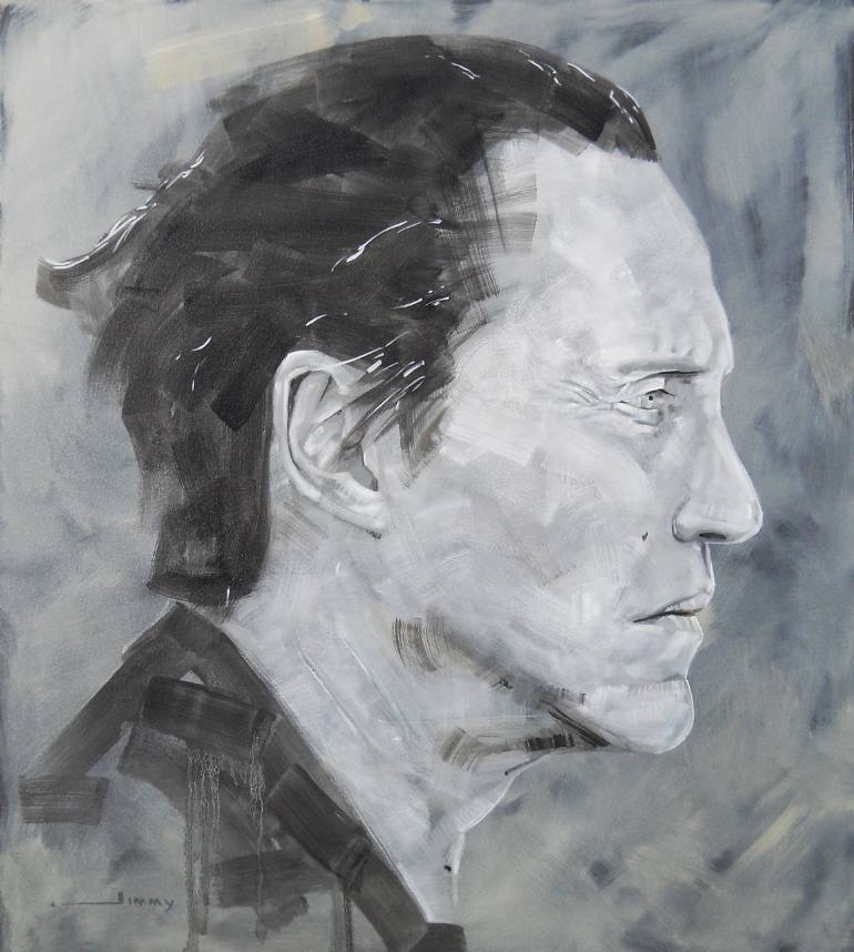 770x858 Saatchi Art Christopher Walken Painting By Jimmy Law - Christopher Walken Painting