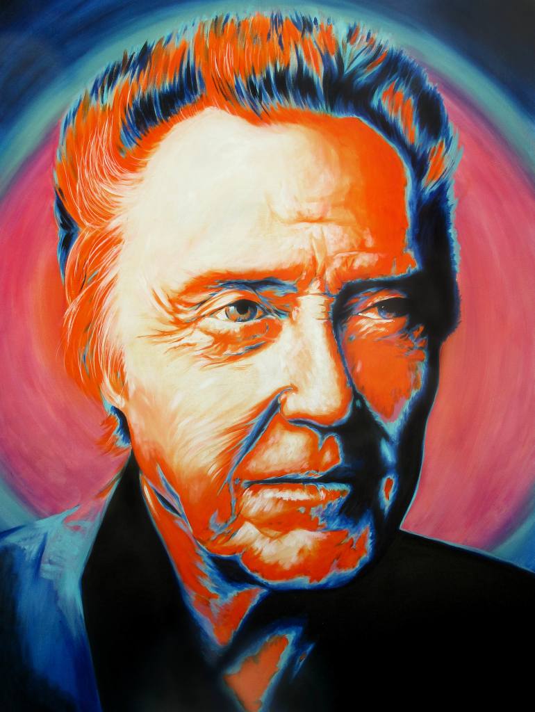 770x1024 Saatchi Art Christopher Walken Painting By Mel Fiorentino - Christopher Walken Painting