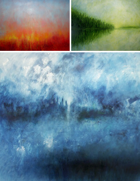 468x605 Hunt, Peck Amp Paint Chromatic Typewriter Prints Landscapes Urbanist - Chromatic Painting