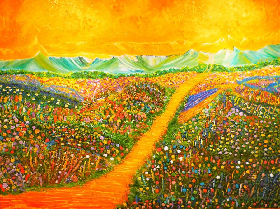 900x671 Chromatic Painting By Artist Shruthi Rajagopalan - Chromatic Painting