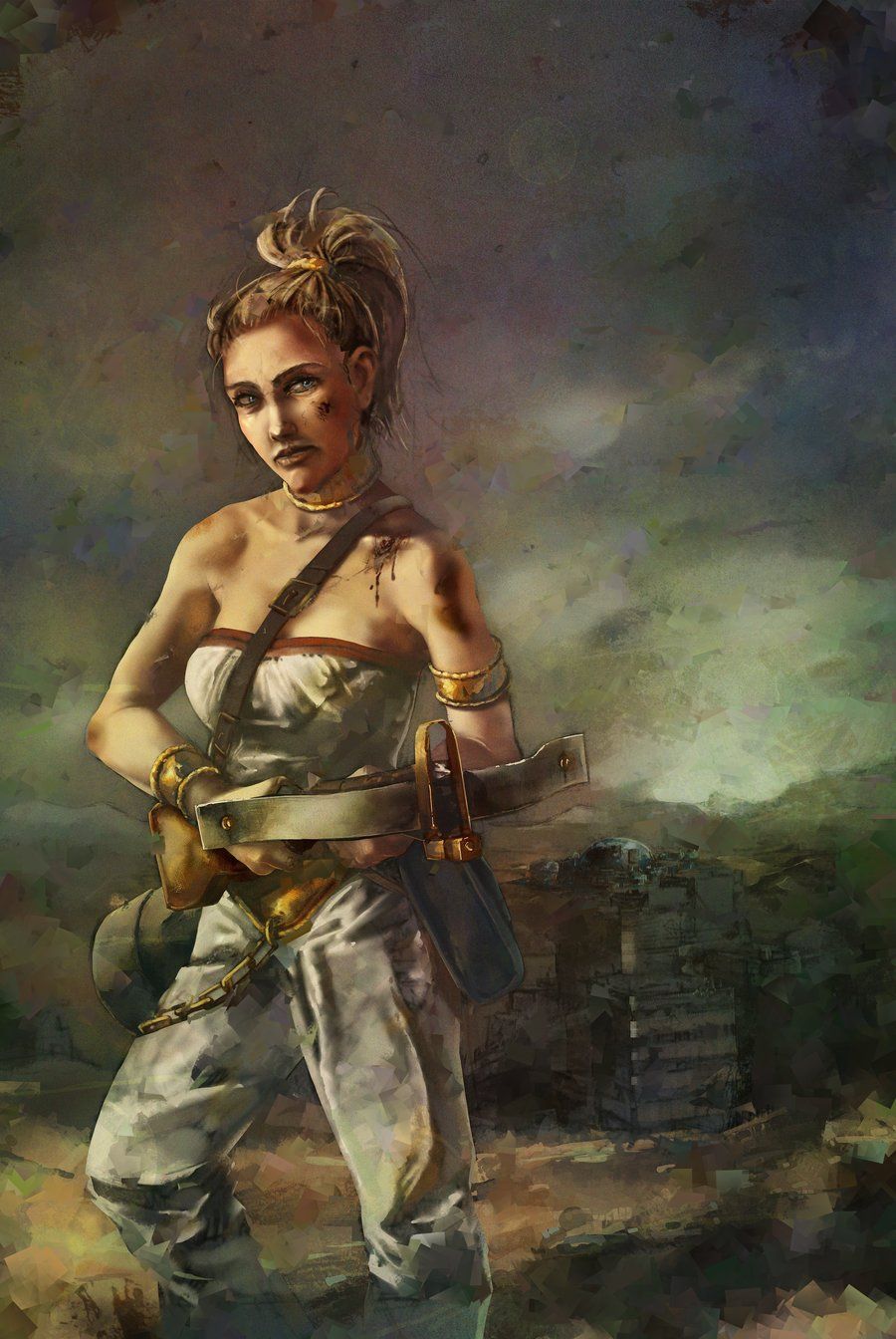900x1344 A More Realistic Painting Of Marle - Chrono Trigger Painting