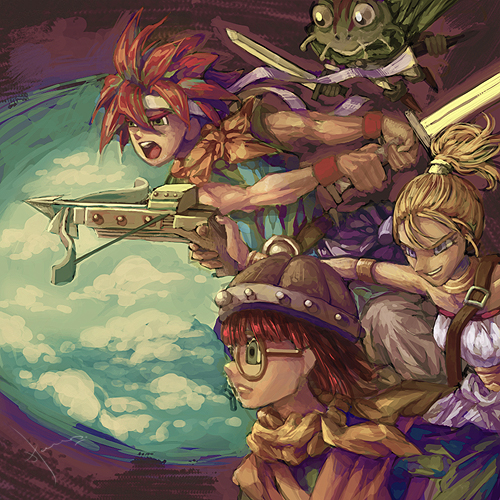 500x500 Chrono Trigger By Hooooon - Chrono Trigger Painting