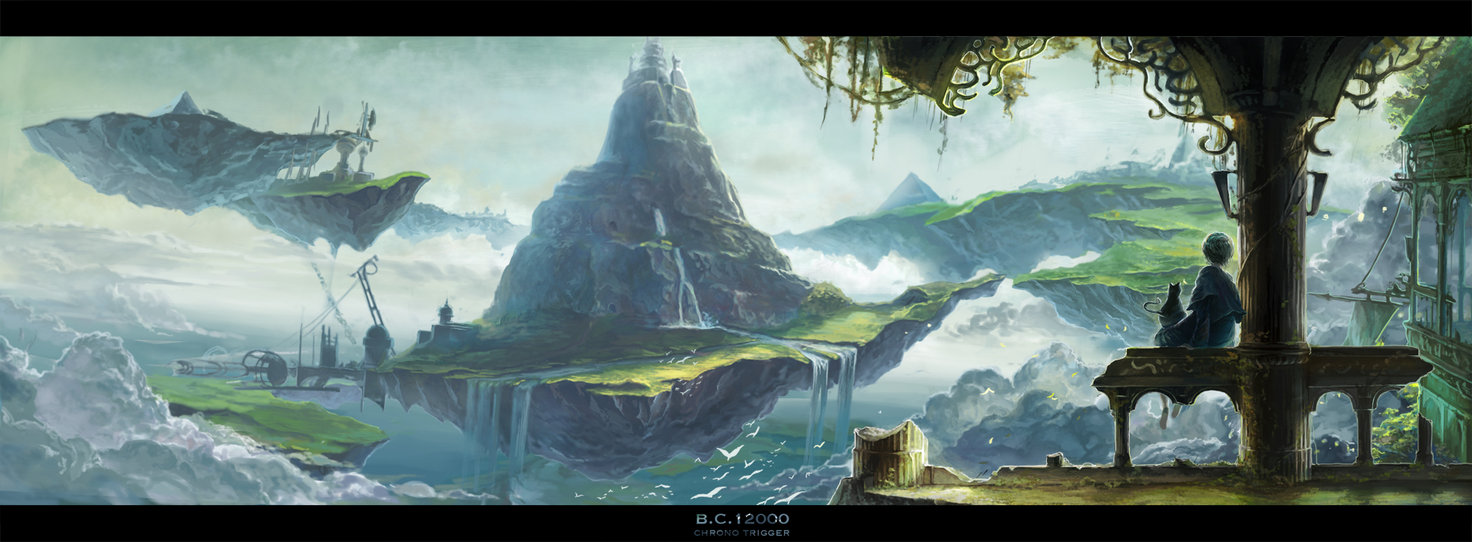 1472x542 Zeal By Lcaico - Chrono Trigger Painting