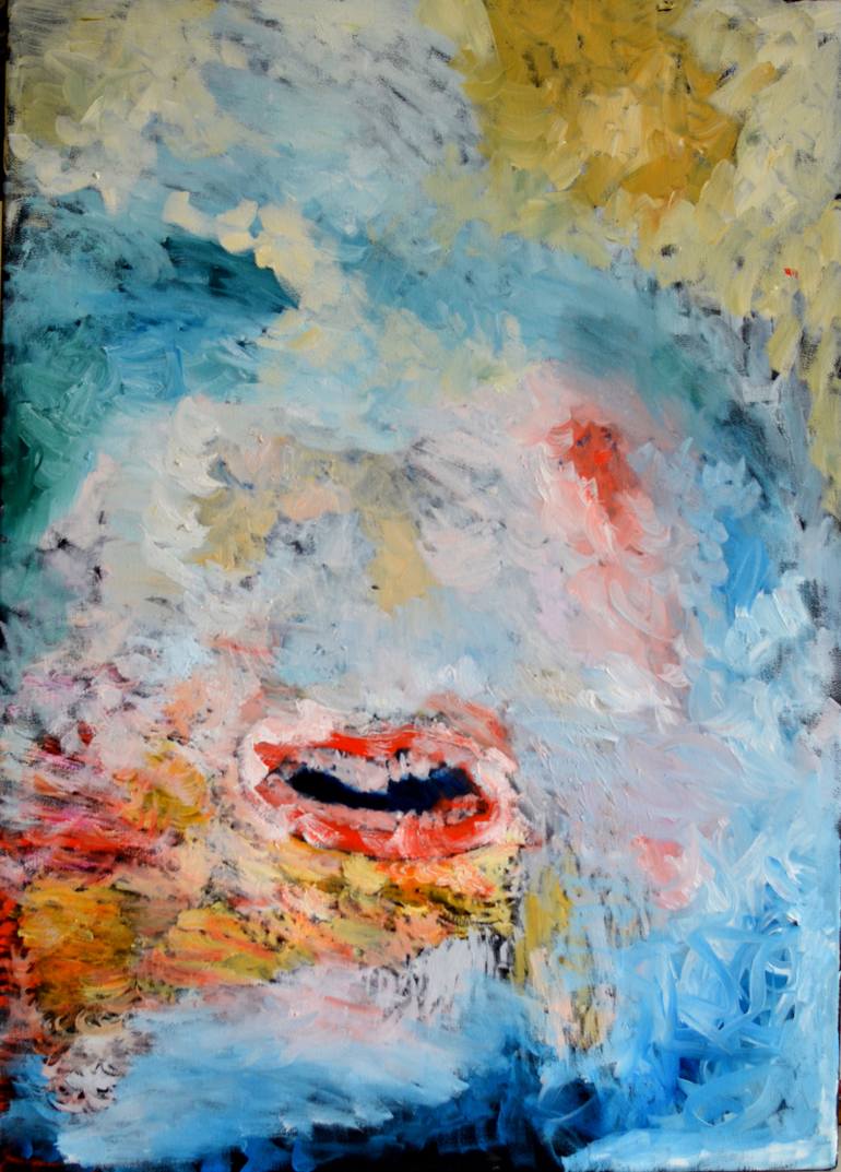 770x1073 Saatchi Art Chronos Painting By Ana Pantea - Chronos Painting