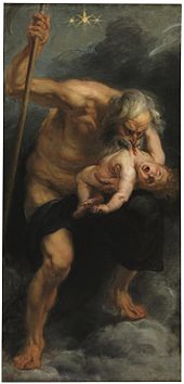 170x354 Saturn Devouring His Son - Chronos Painting