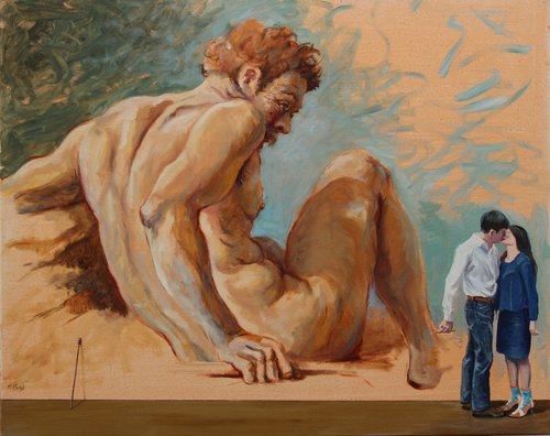 500x396 Chronos Jaloux, Ou La Pause By (2014) Painting - Chronos Painting