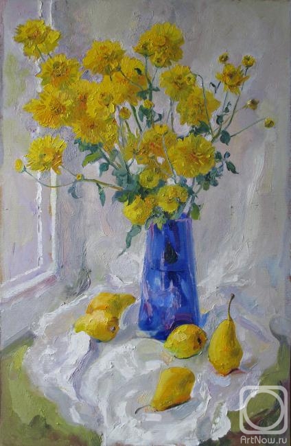 424x650 Painting Buy On Artnow.ru - Chrysanthemum Painting