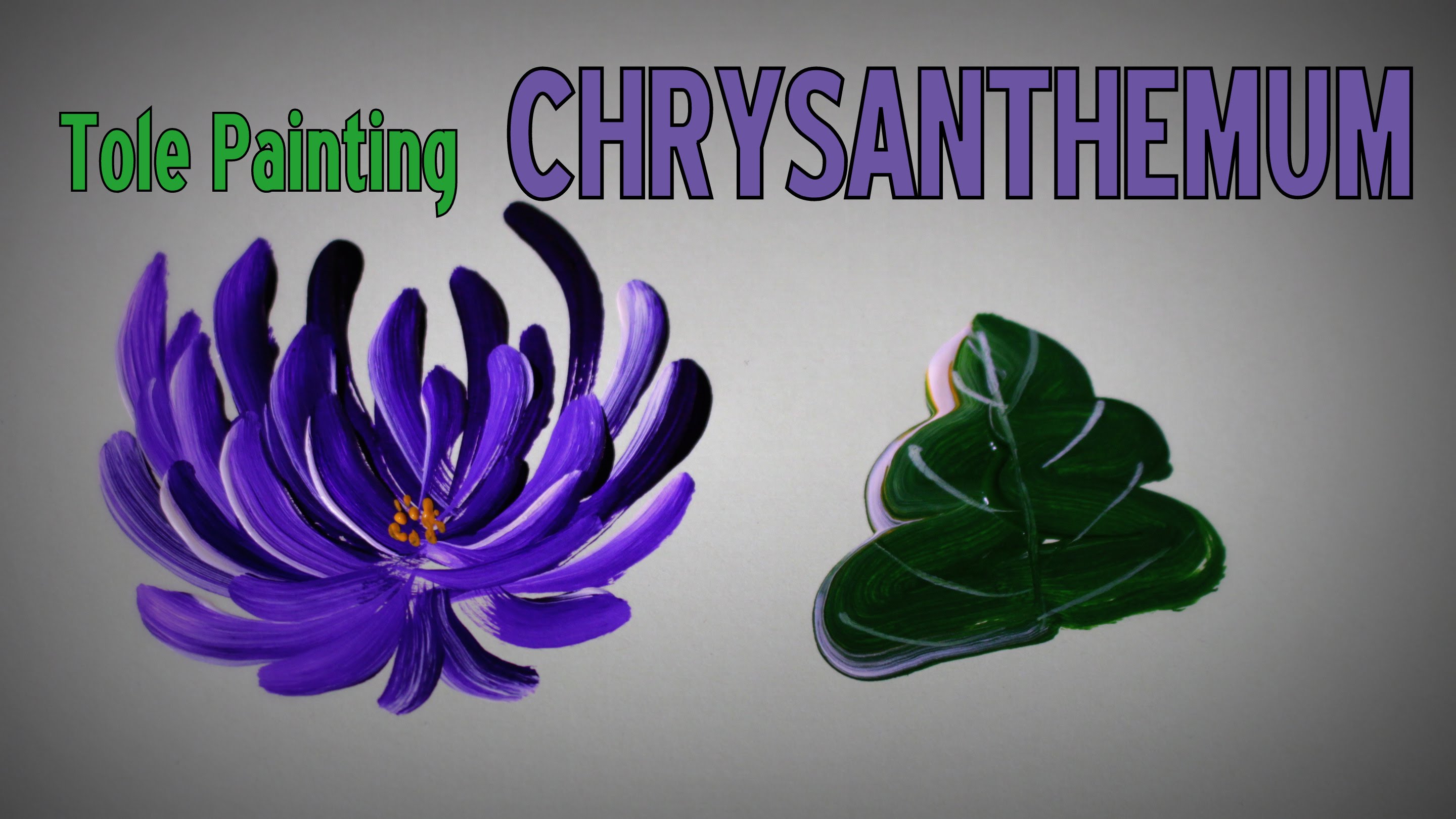 2880x1619 Tole Painting - Chrysanthemum Painting