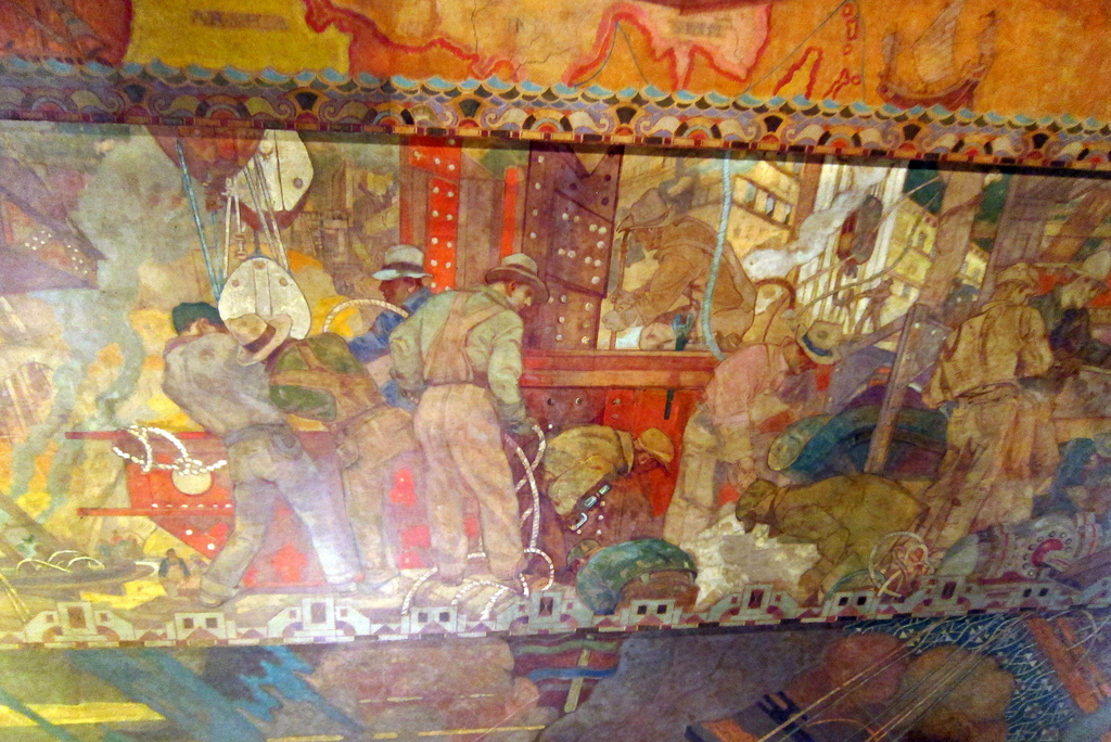 1024x684 Nyc - Chrysler Building Art Deco Painting